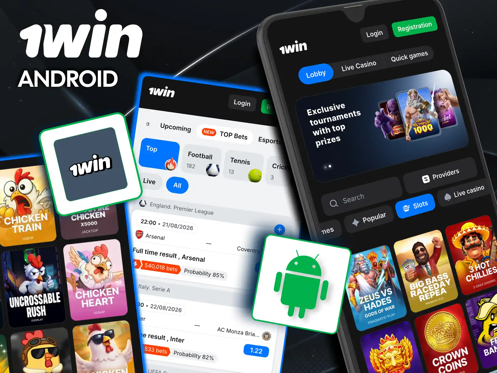 Download 1win Android APK directly for fast mobile betting.