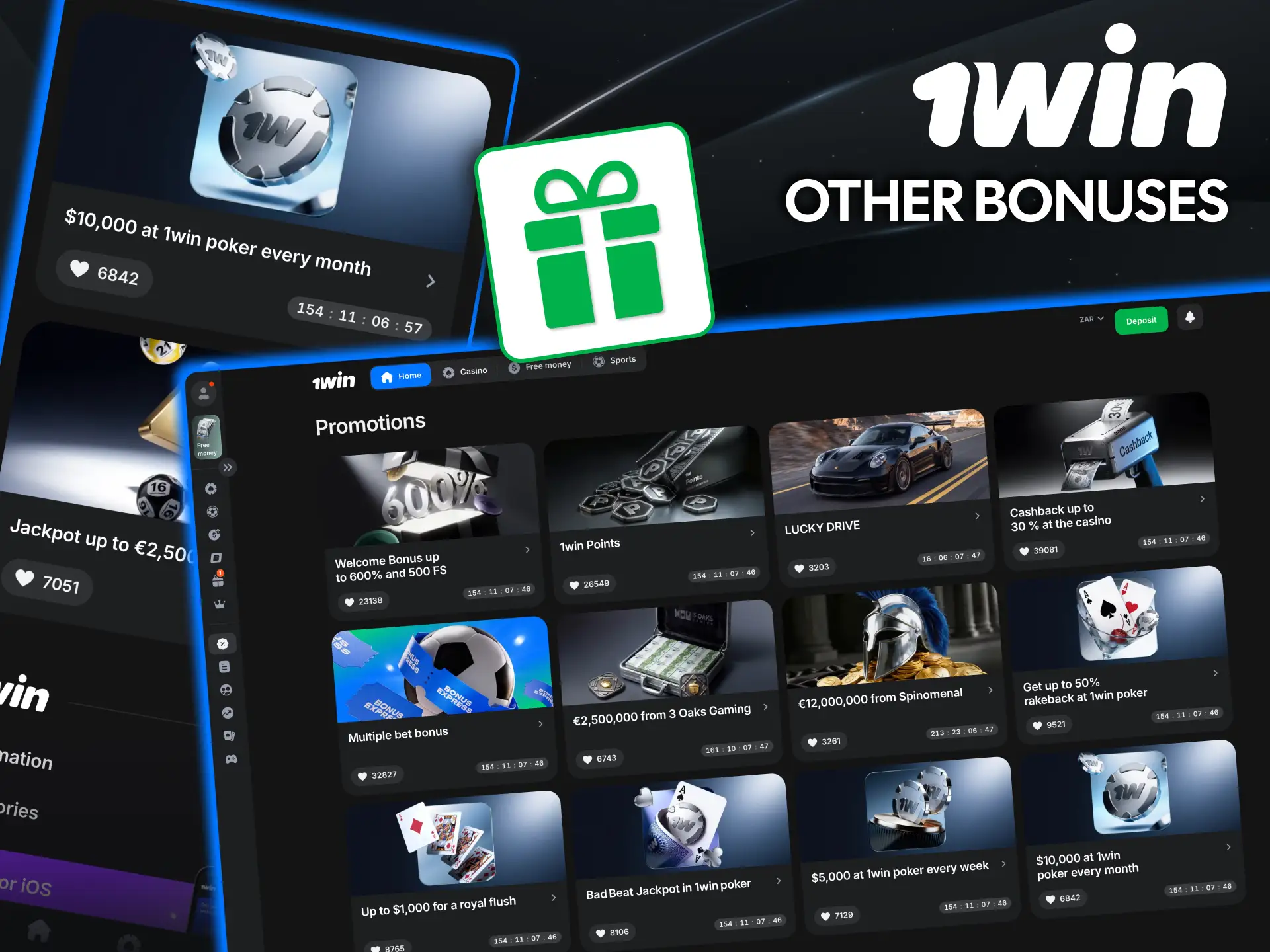 South Africans earn extra returns via 1win Express Bet.
